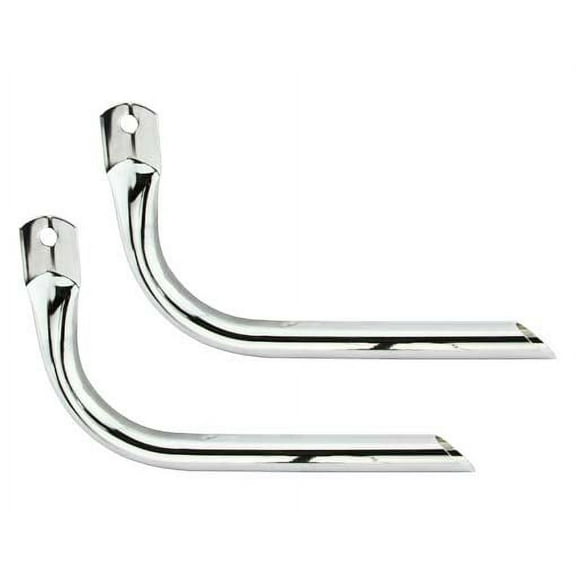 Straight Muffler Chrome. Bike mufflers, bicycle mufflers, for lowrider , beach cruiser, chopper, limo, stretch bike