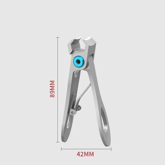 Straight Nail Clipper, 20mm Wide Jaw Opening Extra Large Toenail Clippers for Thick Nails or Tough Fingernail & Ingrown Toenail, Heavy Duty Thick Toenail Clippers for Seniors, Men, Adult