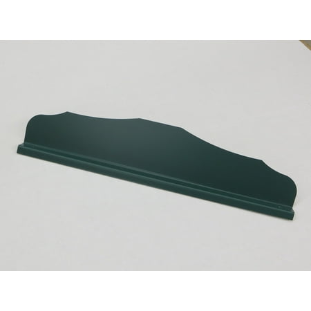 Straight Ornamental Gutter Valley Splash Guard GRECIAN GREEN - 12 ct