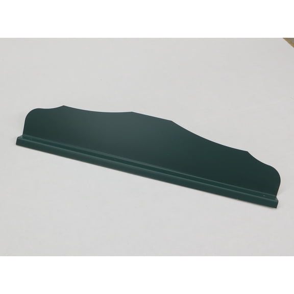 Straight Ornamental Gutter Valley Splash Guard GRECIAN GREEN - 12 ct