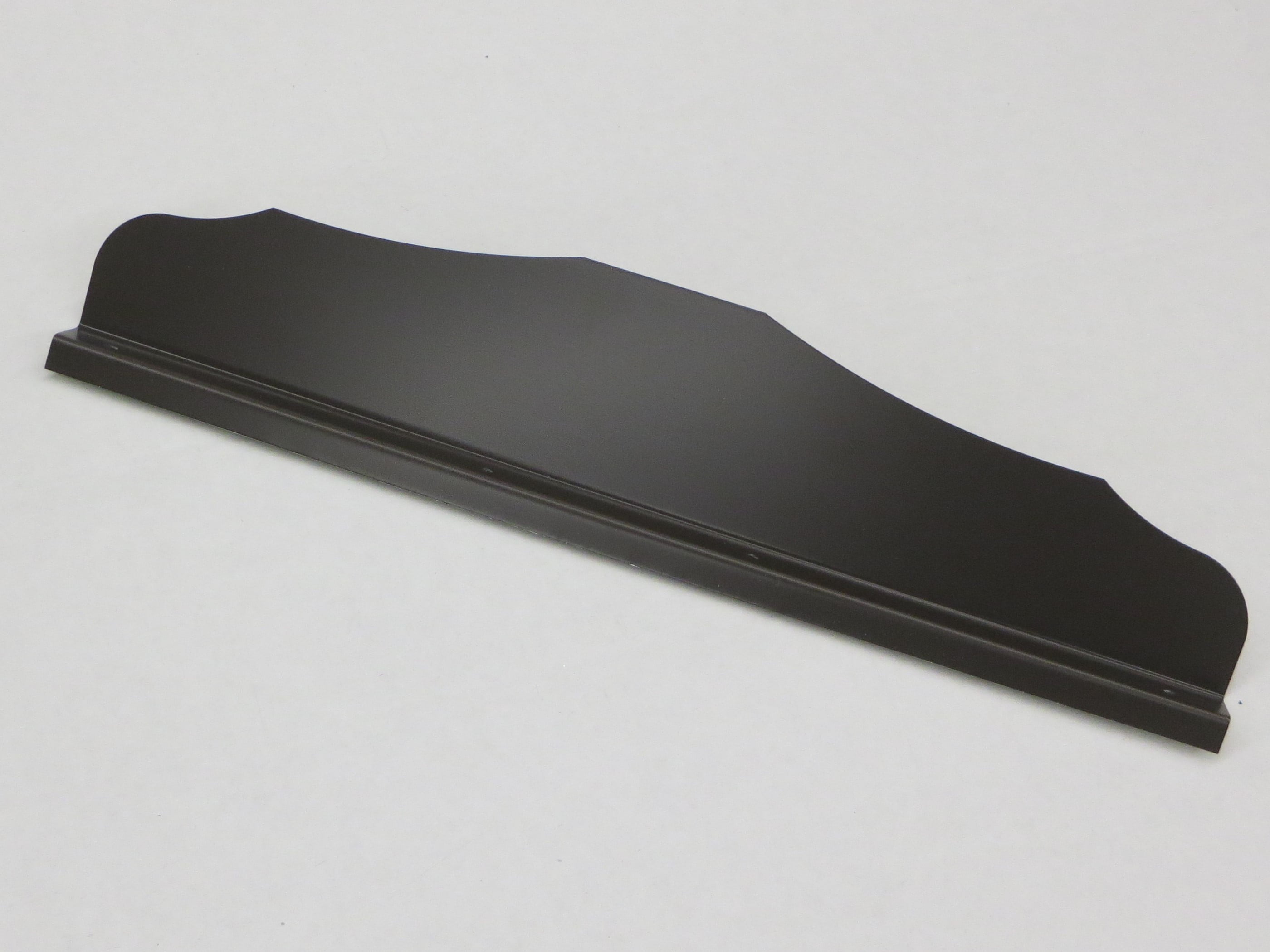 Gutter Valley Splash Guard - Straight 16" Aluminum Rain Guard (Royal Brown, 3-Pack)