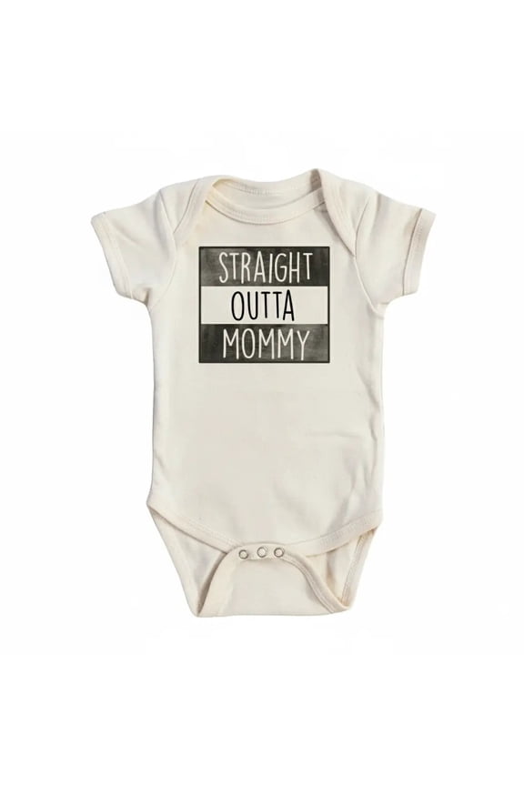 Straight Out Newborn Baby Bodysuit