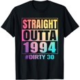 thumbnail image 1 of Straight Outta 1994 Dirty Thirty 30 Tie-dye 30th Birthday T-Shirt, 1 of 3