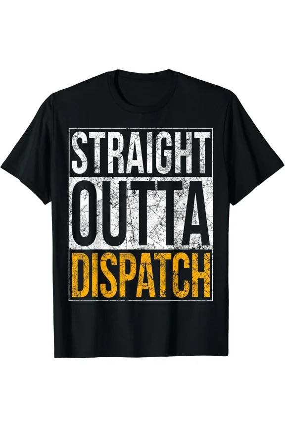 Straight Outta 911 Dispatch - Dispatcher Gift Unisex T-Shirt