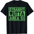 thumbnail image 1 of Straight Outta Area 51 Alien Face Funny Nevada Alien UFO ET T-Shirt, 1 of 5
