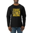 thumbnail image 1 of Straight Outta Arizona ARI Fan | Fantasy Football | Mens Sports Long Sleeve T-Shirt, Black, 3XL, 1 of 4