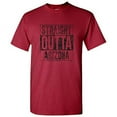 thumbnail image 1 of Straight Outta Arizona - Phoenix Football T Shirt - Large - Cardinal, 1 of 6