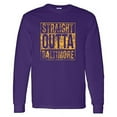 thumbnail image 1 of Straight Outta Baltimore Long Sleeve T-Shirt - 2X-Large - Purple, 1 of 6