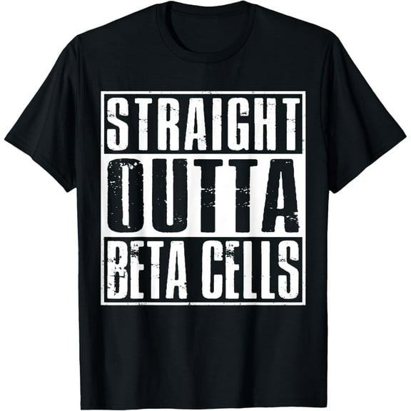 Straight Outta Beta Cells TShirt Diabetes Humor