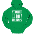 thumbnail image 1 of Straight Outta Bon Temps Hooded Sweatshirt Hoodie Funny TV Show Humor - Green, 5XL, 1 of 1