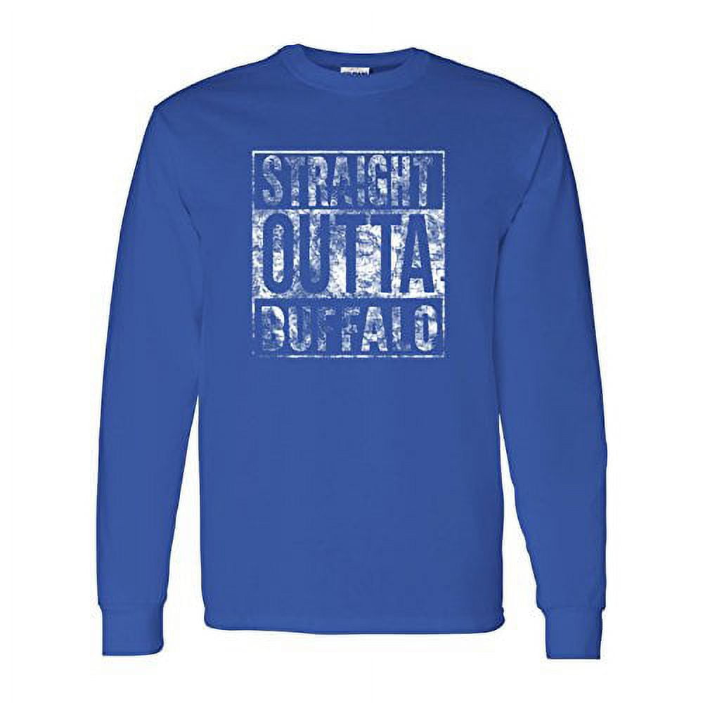 UGP UNC Asheville Bulldogs Arch Logo Long Sleeve T-Shirt - Royal, XX-Large