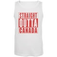 thumbnail image 1 of Straight Outta Canada Mens Tank Top White X-LG, 1 of 1