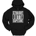 thumbnail image 1 of Straight Outta Capeside Hooded Sweatshirt Hoodie Funny TV Show Humor - Black, L, 1 of 1