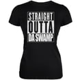 thumbnail image 1 of Straight Outta Da Swamp Black Juniors Soft T-Shirt - Medium, 1 of 1