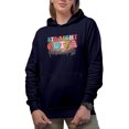 thumbnail image 1 of Straight Outta Dance Class Merch Gift Ideas for Dancers Navy Hooded Sweatshirt or Hoodie, Large, 1 of 5