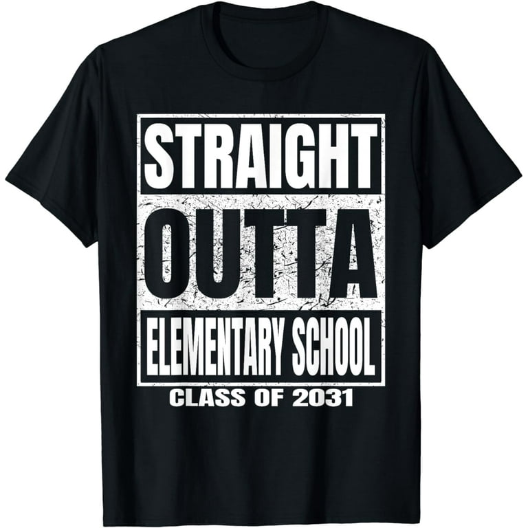 Straight Outta Elementary School Parody T-Shirt Straight Outta Elementary School Parody T-Shirt