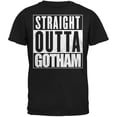 thumbnail image 1 of Straight Outta Gotham Black Adult T-Shirt - Medium, 1 of 1