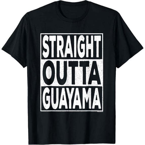 Straight Outta Guayama Puerto Rico T-Shirt mens t shirt,black,women,funny,misfits,men,journey