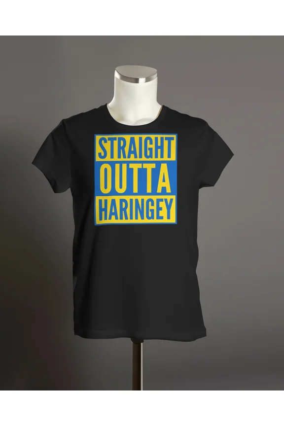Straight Outta HARINGEY T-Shirt | Borough Coles Park Tottenham London | Unisex