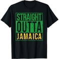thumbnail image 1 of Straight Outta Jamaica Shirt Cool Jamaican T-shirt, 1 of 4