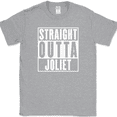 thumbnail image 1 of Straight Outta Joliet Illinois IL T-Shirt Funny State City Pride Humor Gift Tee - Heather Grey, 5XL, 1 of 1
