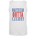 thumbnail image 1 of Straight Outta July 4th Murica Funny Mens Tank Top, 1 of 1