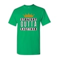 thumbnail image 1 of Straight Outta Kauffman Crown Baseball Sports DT Adult T-Shirt Tee, 1 of 2