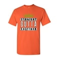 thumbnail image 1 of Straight Outta Kauffman Crown Baseball Sports DT Adult T-Shirt Tee, 1 of 2