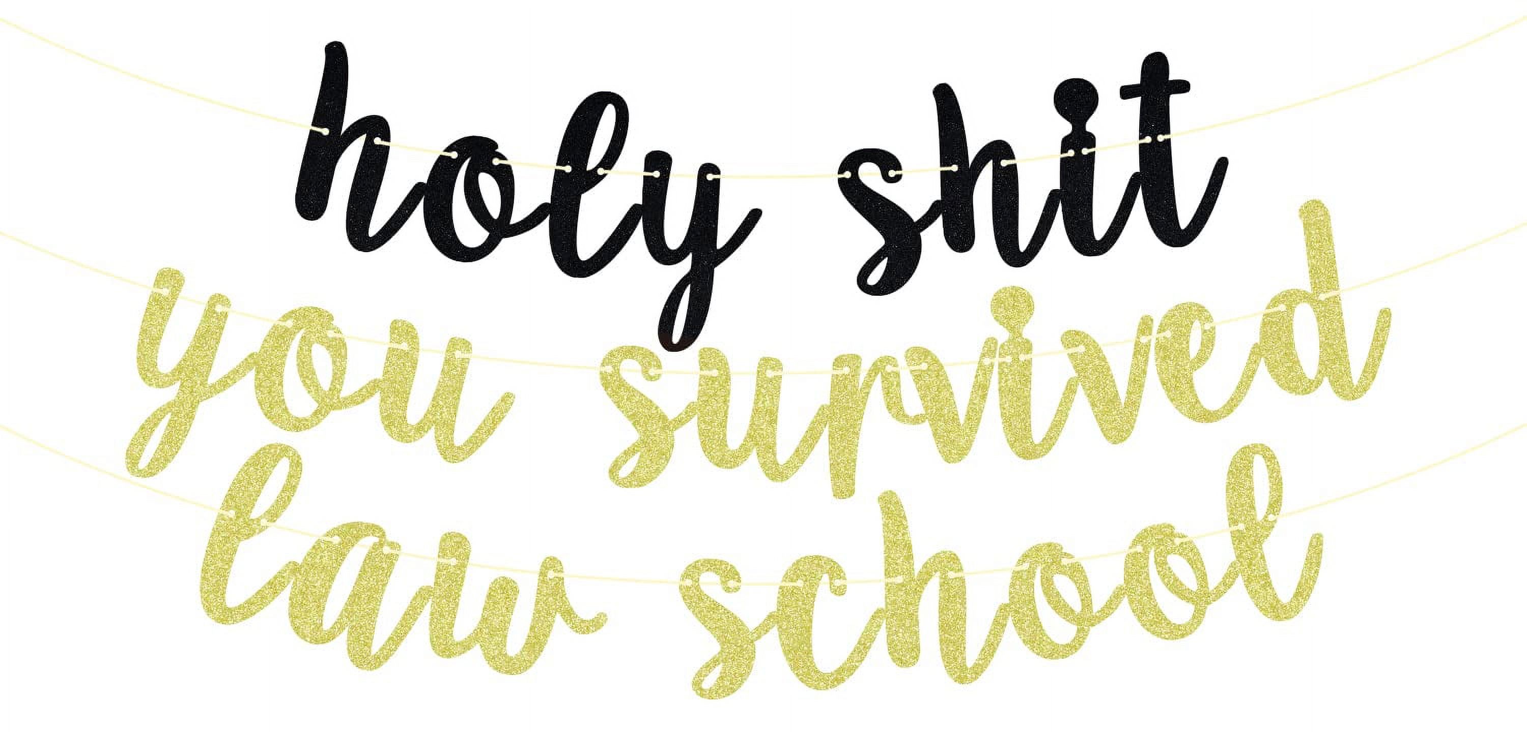 Straight Outta Law School YPF5 Banner, Case Closed/Born to Argue/Passed