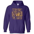 thumbnail image 1 of Straight Outta Los Angeles - California Basketball Hometown Pride Hoodie - 3X-Large - Purple, 1 of 6