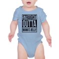 thumbnail image 1 of Straight Outta Mama's Belly Bodysuit Infant -Smartprints Designs,  Newborn, 1 of 4