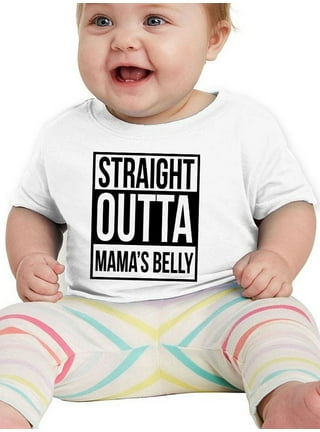 Straight outta mommy sales onesie and hat