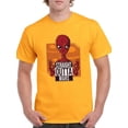 thumbnail image 1 of Straight Outta Mars Alien Sketch Men T-Shirt, Male XX-Large, 1 of 4