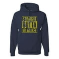 thumbnail image 1 of Straight Outta Milwaukee MIL Fan | Fantasy Baseball Fans | Mens Sports Hooded Sweatshirt Graphic Hoodie, Navy, 3XL, 1 of 4