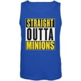 thumbnail image 1 of Straight Outta Minions Mens Tank Top Royal X-LG, 1 of 1