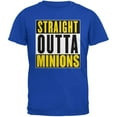 thumbnail image 1 of Straight Outta Minions Royal Adult T-Shirt - 3X-Large, 1 of 1