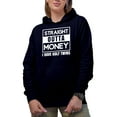 thumbnail image 1 of Straight Outta Money, I Have Golf Twins Quote, Golf Player, Golfing or Golfer Themed Merch Gift, Navy Blue Hooded Sweatshirt or Hoodie, Large, 1 of 5