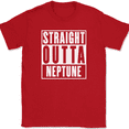 thumbnail image 1 of Straight Outta Neptune T-Shirt Tee Funny TV Show Humor - Red, 2XL, 1 of 1