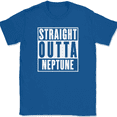 thumbnail image 1 of Straight Outta Neptune T-Shirt Tee Funny TV Show Humor - Royal Blue, 5XL, 1 of 1