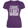 thumbnail image 1 of Straight Outta New Orleans Juniors Soft T Shirt, 1 of 1
