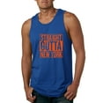 thumbnail image 1 of Straight Outta New York NYM Fan | Fantasy Baseball Fans | Mens Sports Graphic Tank Top, Royal, 2XL, 1 of 4