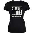 thumbnail image 1 of Straight Outta North Carolina Black Juniors Soft T-Shirt - Small, 1 of 1