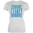 thumbnail image 1 of Straight Outta Oktoberfest Juniors Soft T Shirt White SM, 1 of 1