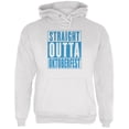 thumbnail image 1 of Straight Outta Oktoberfest Mens Hoodie White X-LG, 1 of 1