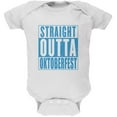 thumbnail image 1 of Straight Outta Oktoberfest Soft Baby One Piece White 3-6 M, 1 of 1