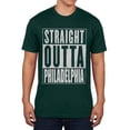 thumbnail image 1 of Straight Outta Philadelphia Mens T Shirt Forest Green SM, 1 of 1