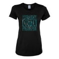 thumbnail image 1 of Straight Outta Philadelphia PHI Fan | Fantasy Football | Womens Sports Graphic T-Shirt, Black, Medium, 1 of 4