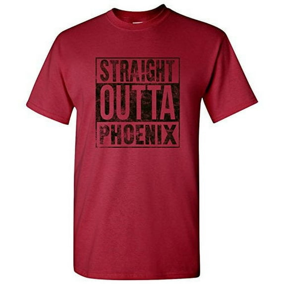 Straight Outta Phoenix T-Shirt - 3X-Large - Cardinal Red