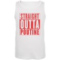 thumbnail image 1 of Straight Outta Poutine Mens Tank Top White SM, 1 of 1