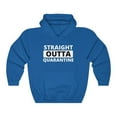 thumbnail image 1 of Straight Outta Quarantine Unisex Heavy Blend™ Hooded Sweatshirt, 1 of 7